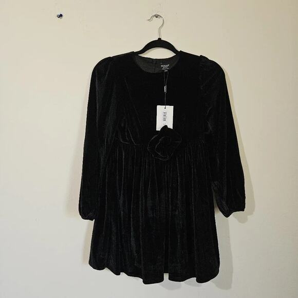 Bardot Junior Velour Mini Dress NWT! - Picture 3 of 13